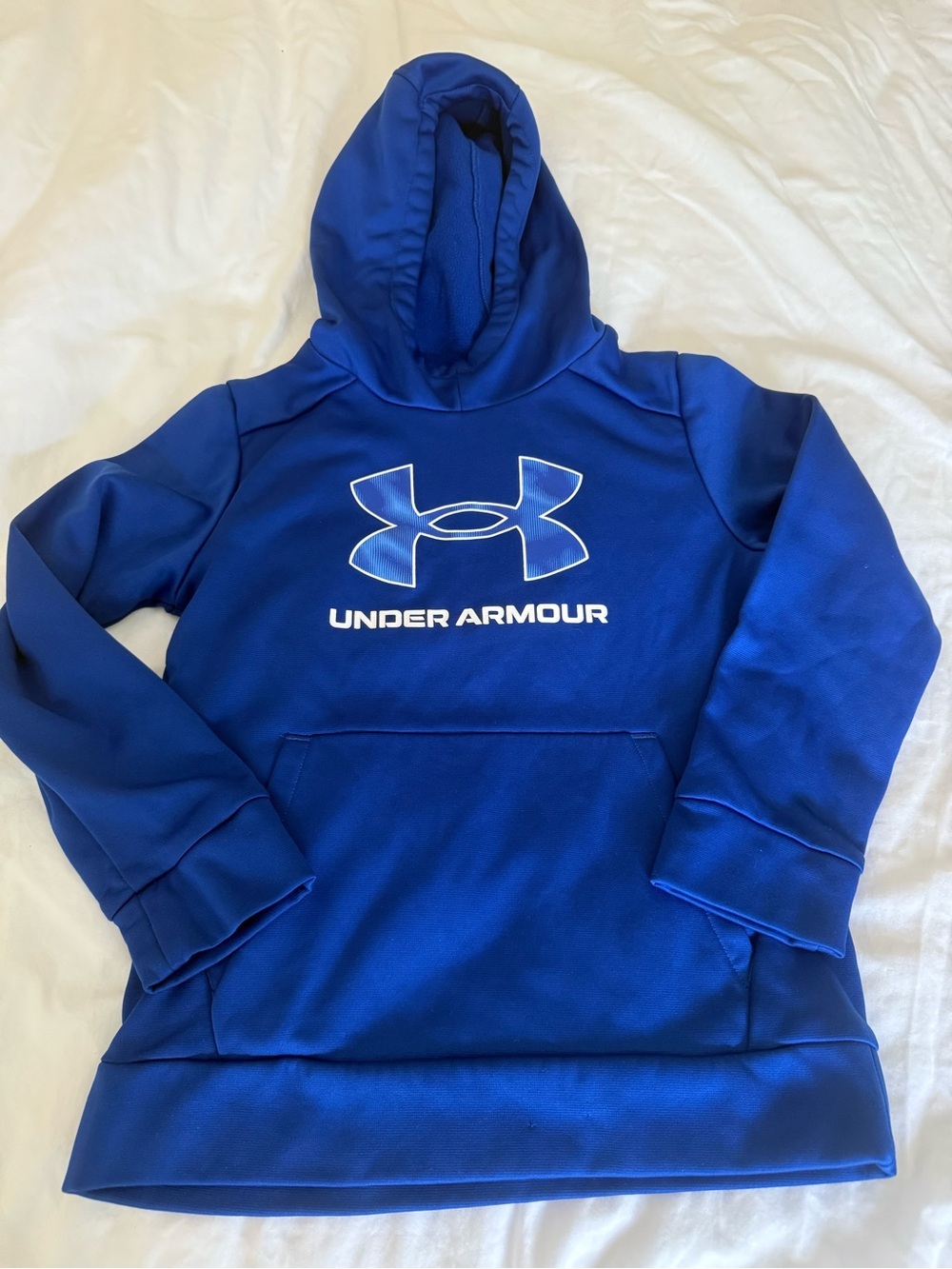 Under Armour Bright Blue Fleece Pullover Hoodie
